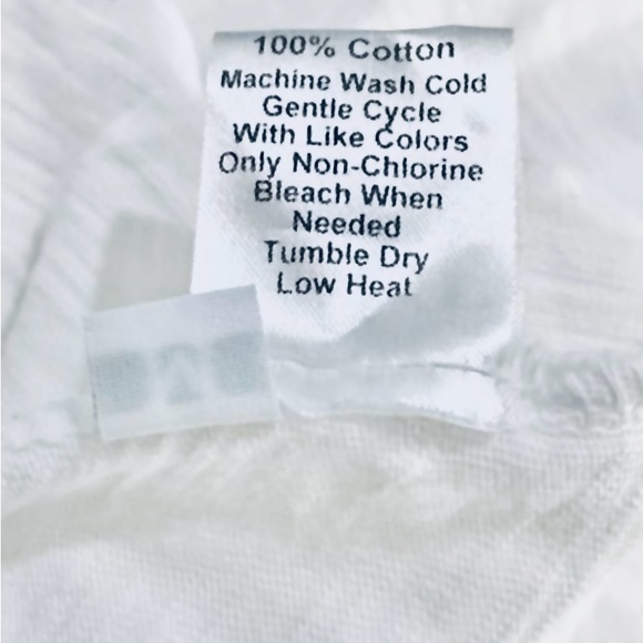 WILT “Shrunken Boyfriend Tee”- White & V Neck w/ Long Sleeves🤍 (Small) *NWOT🎁* - Picture 12 of 13